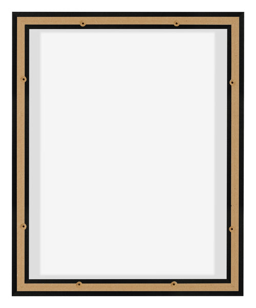 Lyon MDF Schattenfugenrahmen 4 5 Schwarz Matt Ruckseite | Yourdecoration.de