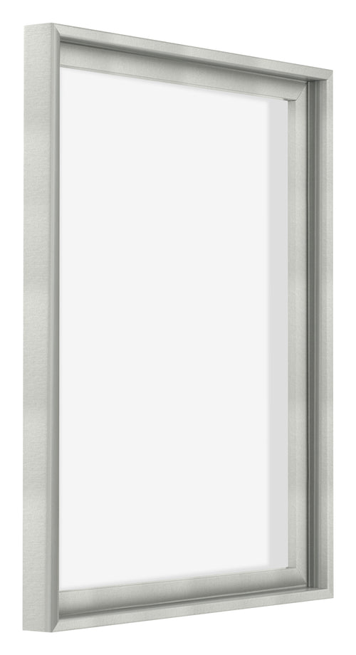 Lyon MDF Schattenfugenrahmen 4 5 Silber Matt Vorne Schrag | Yourdecoration.de