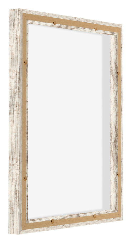 Lyon MDF Schattenfugenrahmen 4 5 Weiss Vintage Ruckseite Schrag | Yourdecoration.de