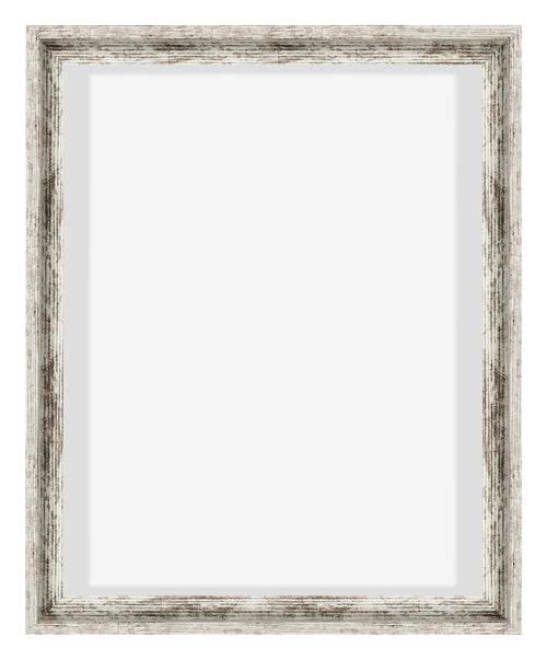 Lyon MDF Schattenfugenrahmen 4 5 Weiss Vintage Vorne | Yourdecoration.de