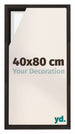 Lyon MDF Schattenfugenrahmen 40x80cm Eiche Dunkel Vorne Messe | Yourdecoration.de