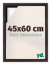 Lyon MDF Schattenfugenrahmen 45x60cm Eiche Dunkel Vorne Messe | Yourdecoration.de