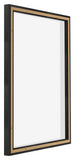 Lyon MDF Schattenfugenrahmen 5 7 Schwarz Matt Ruckseite Schrag | Yourdecoration.de