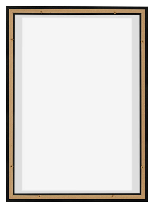 Lyon MDF Schattenfugenrahmen 5 7 Schwarz Matt Ruckseite | Yourdecoration.de