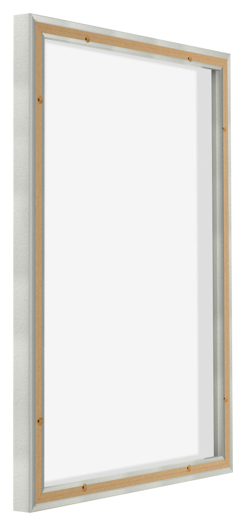 Lyon MDF Schattenfugenrahmen 5 7 Silber Matt Ruckseite Schrag | Yourdecoration.de