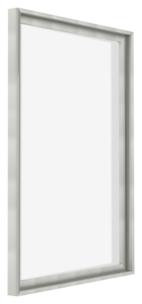 Lyon MDF Schattenfugenrahmen 5 7 Silber Matt Vorne Schrag | Yourdecoration.de