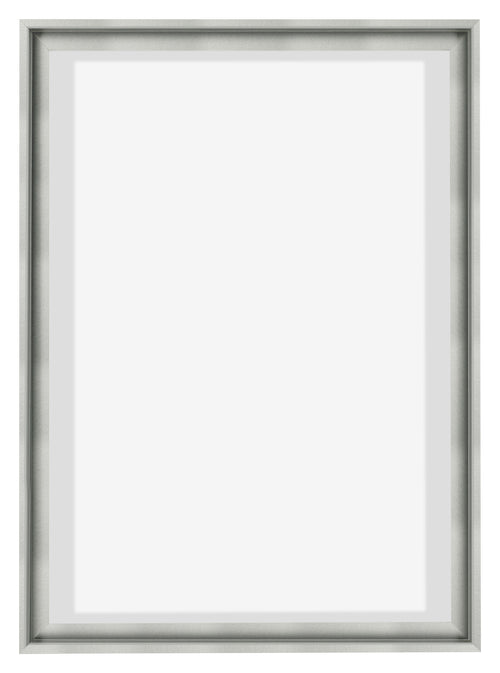 Lyon MDF Schattenfugenrahmen 5 7 Silber Matt Vorne | Yourdecoration.de