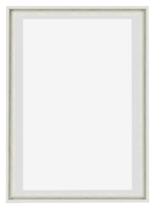 Lyon MDF Schattenfugenrahmen 5 7 White Wash Vorne | Yourdecoration.de