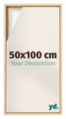 Lyon MDF Schattenfugenrahmen 50x100cm Buche Vorne Messe | Yourdecoration.de