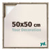 Lyon MDF Schattenfugenrahmen 50x50cm Sonoma Eiche Vorne Messe | Yourdecoration.de