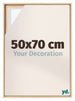 Lyon MDF Schattenfugenrahmen 50x70cm Buche Vorne Messe | Yourdecoration.de