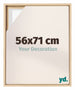 Lyon MDF Schattenfugenrahmen 56x71cm Buche Vorne Messe | Yourdecoration.de