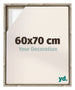 Lyon MDF Schattenfugenrahmen 60x70cm Sonoma Eiche Vorne Messe | Yourdecoration.de