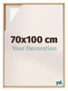 Lyon MDF Schattenfugenrahmen 70x100cm Buche Vorne Messe | Yourdecoration.de