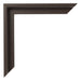 Lyon MDF Schattenfugenrahmen Eiche Dunkel Ecke | Yourdecoration.de