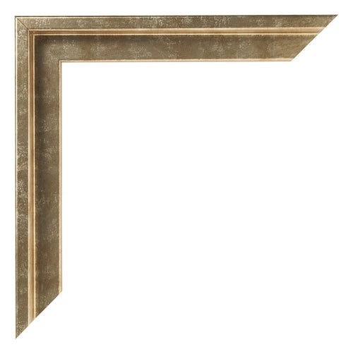 Lyon MDF Schattenfugenrahmen Gold Antik Ecke | Yourdecoration.de