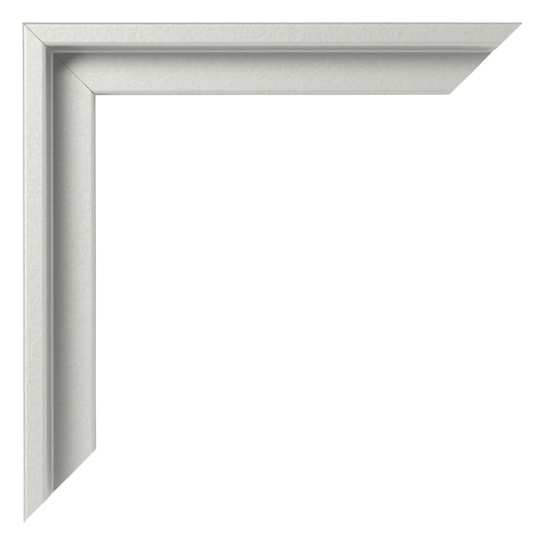 Lyon MDF Schattenfugenrahmen Silber Matt Ecke | Yourdecoration.de