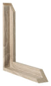 Lyon MDF Schattenfugenrahmen Sonoma Eiche Querschnitte | Yourdecoration.de