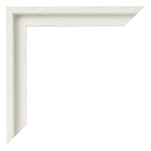 Lyon MDF Schattenfugenrahmen White Wash Ecke | Yourdecoration.de