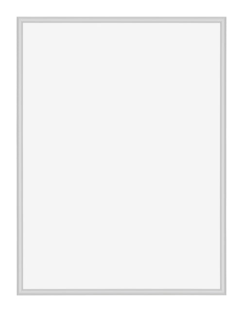 Miami Aluminium Bilderrahmen 18x24cm Silber Matt Vorne | Yourdecoration.de