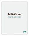 Miami Aluminium Bilderrahmen 40x45cm Silber Matt Vorne Messe | Yourdecoration.de