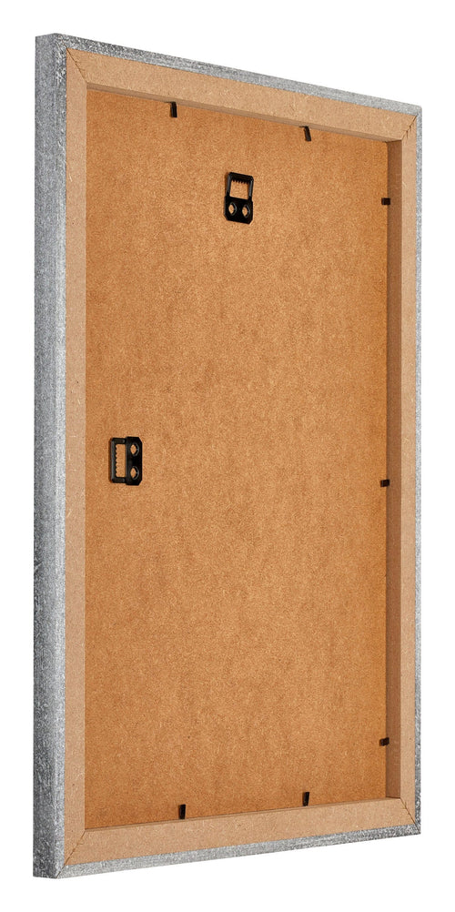 Mura MDF Bilderrahmen 18x24cm Grau Gewischt Rucksteite Schrag | Yourdecoration.de