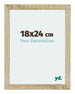 Mura MDF Bilderrahmen 18x24cm Sonoma Eiche Vorne Messe | Yourdecoration.de