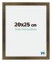 Mura MDF Bilderrahmen 20x25cm Bronze Dekor Vorne Messe | Yourdecoration.de