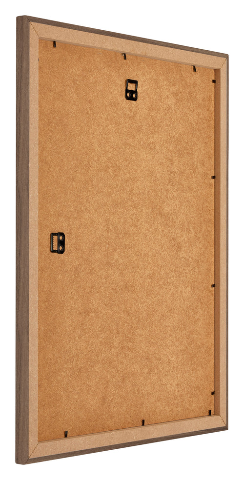 Mura MDF Bilderrahmen 20x25cm Nussbaum Dunkel Rucksteite Schrag | Yourdecoration.de