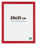 Mura MDF Bilderrahmen 20x25cm Rot Vorne Messe | Yourdecoration.de