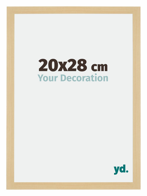 Mura MDF Bilderrahmen 20x28cm Ahorn Dekor Vorne Messe | Yourdecoration.de
