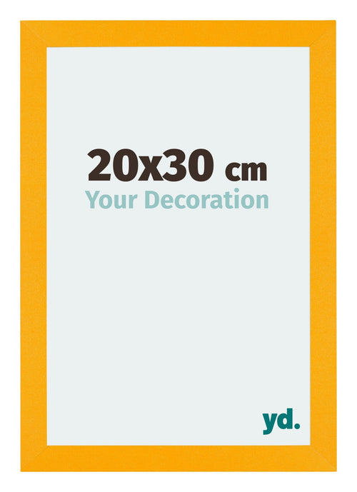 Mura MDF Bilderrahmen 20x30cm Gelb Vorne Messe | Yourdecoration.de
