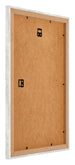 Mura MDF Bilderrahmen 20x30cm Silberglanz Vintage Rucksteite Schrag | Yourdecoration.de