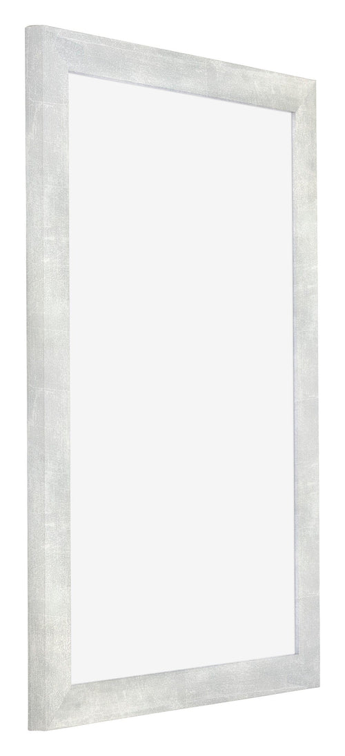 Mura MDF Bilderrahmen 20x30cm Silberglanz Vintage Vorne Schrag | Yourdecoration.de