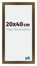 Mura MDF Bilderrahmen 20x40cm Bronze Dekor Vorne Messe | Yourdecoration.de