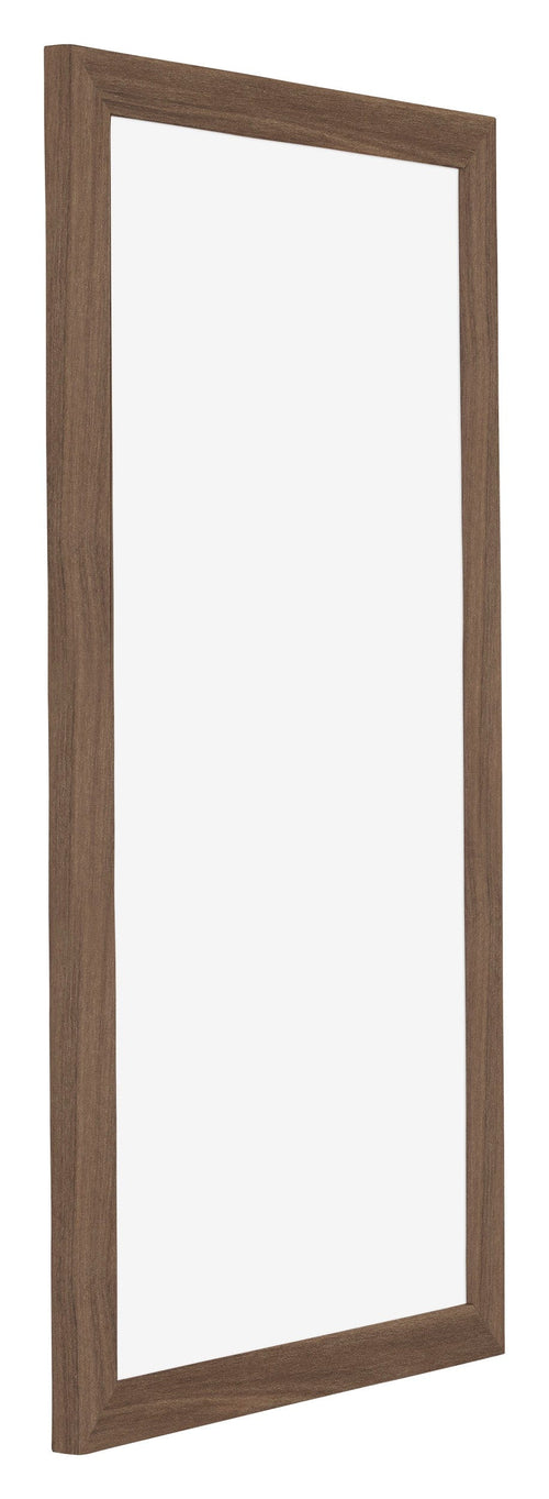 Mura MDF Bilderrahmen 20x40cm Nussbaum Dunkel Vorne Schrag | Yourdecoration.de