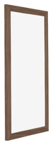 Mura MDF Bilderrahmen 20x40cm Nussbaum Dunkel Vorne Schrag | Yourdecoration.de