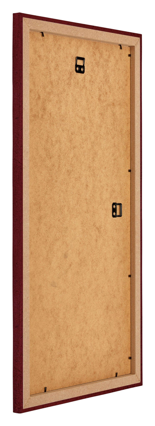 Mura MDF Bilderrahmen 20x40cm Weinrot Gewischt Rucksteite Schrag | Yourdecoration.de