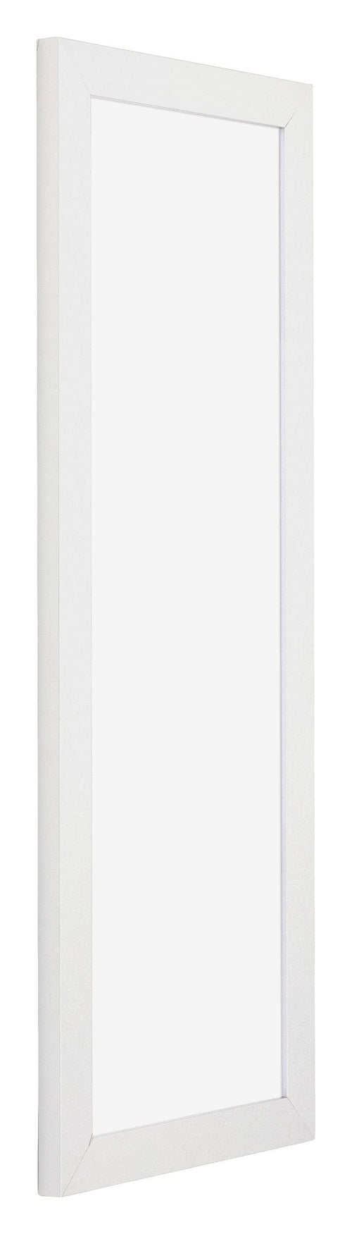 Mura MDF Bilderrahmen 20x60 Weiss Hochglanz Vorne Schräg | Yourdecoration.de