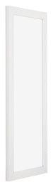 Mura MDF Bilderrahmen 20x60 Weiss Hochglanz Vorne Schräg | Yourdecoration.de