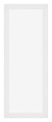 Mura MDF Bilderrahmen 20x60 Weiss Hochglanz Vorne | Yourdecoration.de