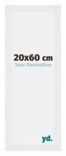 Mura MDF Bilderrahmen 20x60cm Weiss Hochglanz Vorne Messe | Yourdecoration.de