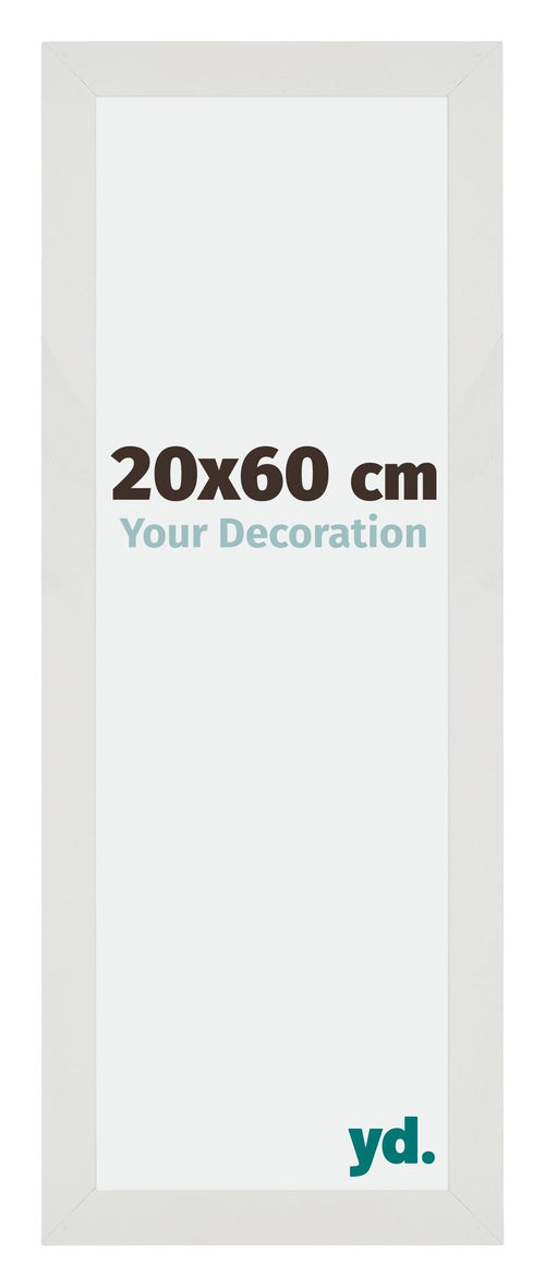 Mura MDF Bilderrahmen 20x60cm Weiss Matt Vorne Messe | Yourdecoration.de