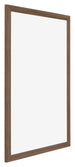 Mura MDF Bilderrahmen 21x29 7cm A4 Nussbaum Dunkel Vorne Schrag | Yourdecoration.de