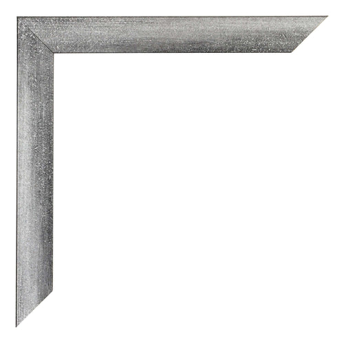 Mura MDF Bilderrahmen 21x30cm Grau Gewischt Detail Ecke | Yourdecoration.de
