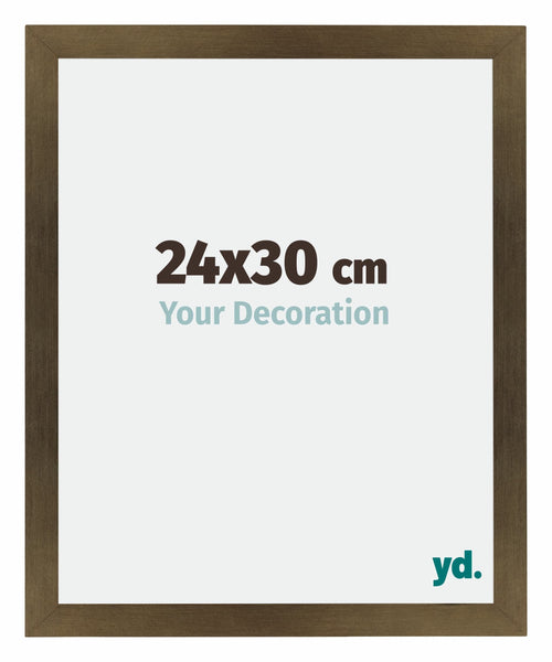 Mura MDF Bilderrahmen 24x30cm Bronze Dekor Vorne Messe | Yourdecoration.de