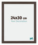 Mura MDF Bilderrahmen 24x30cm Eiche Dunkel Vorne Messe | Yourdecoration.de