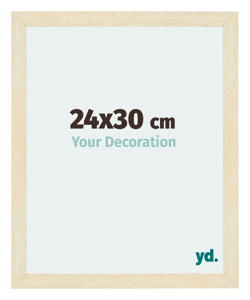Mura MDF Bilderrahmen 24x30cm Sand Gewischt Vorne Messe | Yourdecoration.de