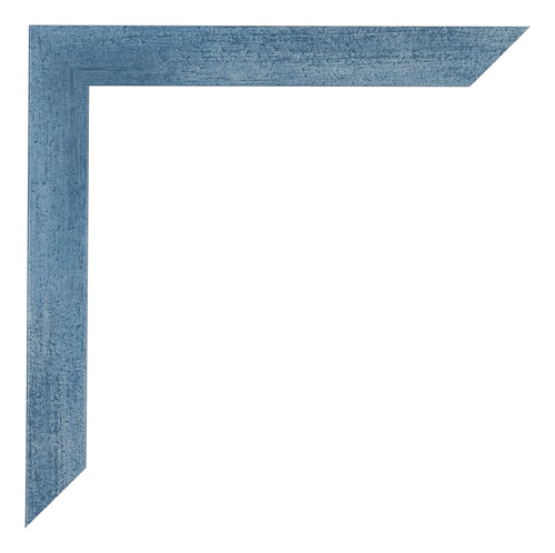 Mura MDF Bilderrahmen 25x25cm Hell Blau Geveegd Detail Ecke | Yourdecoration.de