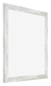 Mura MDF Bilderrahmen 25x25cm Silberglanz Vintage Vorne Schrag | Yourdecoration.de